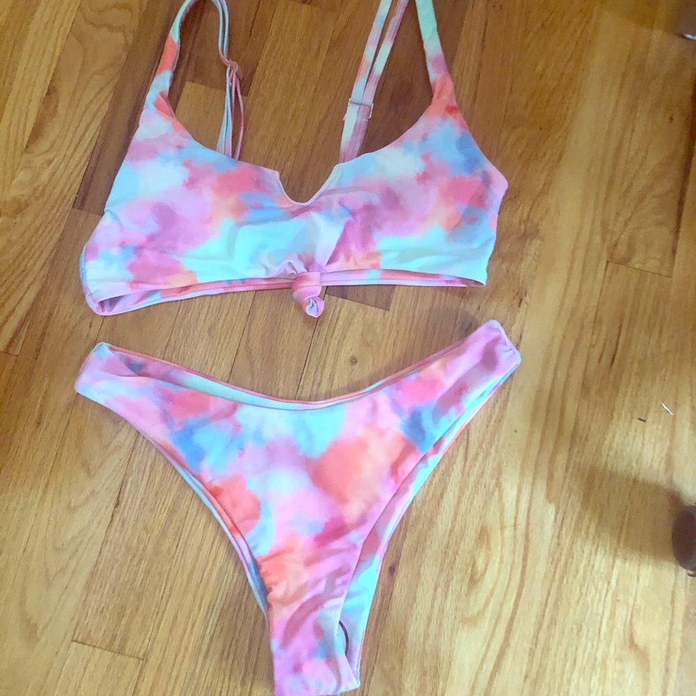 Tie dye bikini